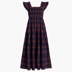 NWT Hill House Home Ellie Nap Dress- Iris Tartan